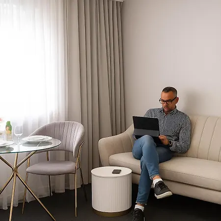 Apartament Grey Comfort 24H Centrum Bytom Parking